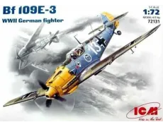 Сборная модель 1:72 немецкий истребитель Мессершмитт Bf 109 E3 ICM 72131
