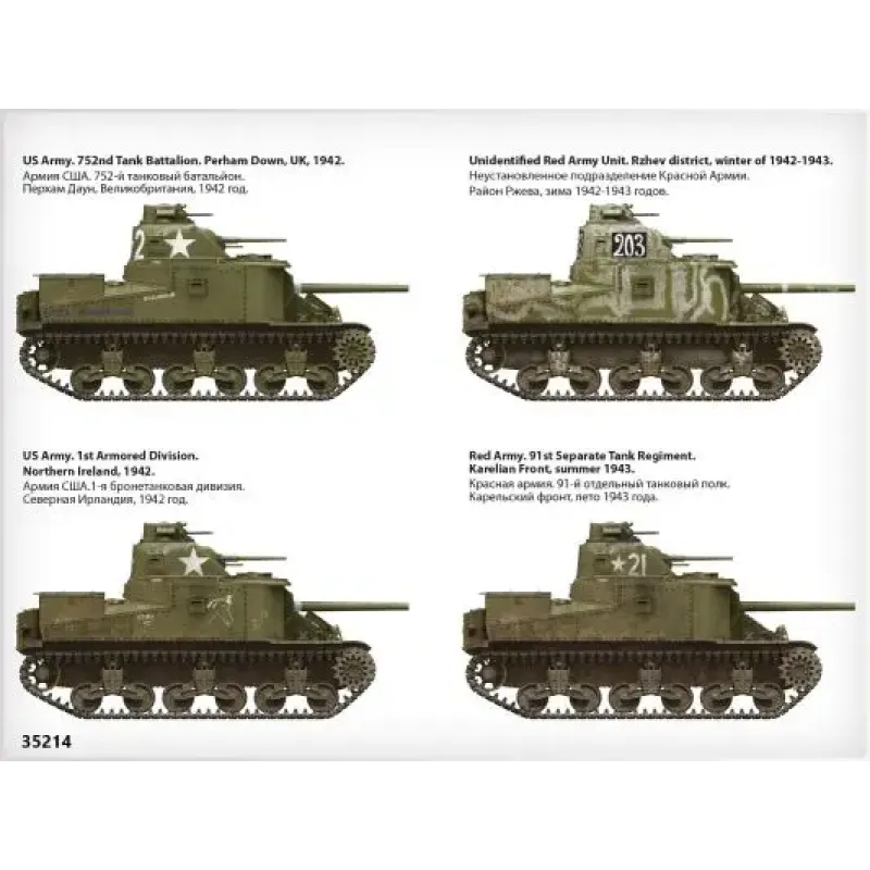Збірна модель Збірна модель 1:35 Американський середній танк M3 Lee пізнього виробництва MiniArt 35214