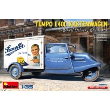 Сборная модель 1:35 Трехколесный грузовик Tempo E400 Kastenwagen МиниАрт 38047