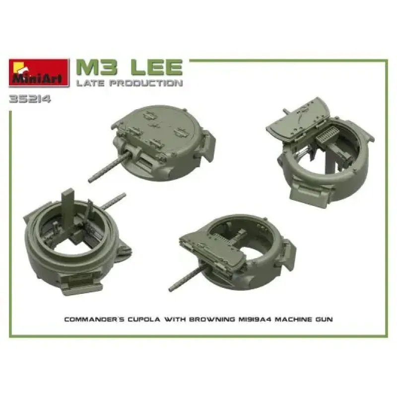Збірна модель Збірна модель 1:35 Американський середній танк M3 Lee пізнього виробництва MiniArt 35214