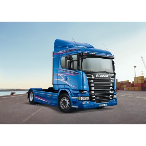 Збірна модель 1:24 Вантажний автомобіль : тягач SCANIA R400 Streamline Italeri 3947