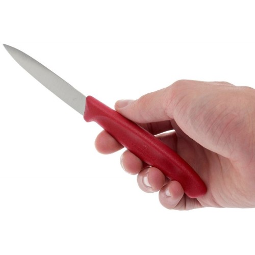 Ніж для чищення овочів Victorinox SWISS CLASSIC 8см червон 6.7601