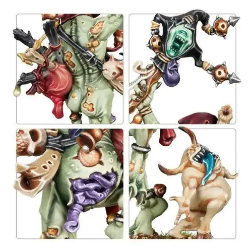 Мініатюра AGE OF SIGMAR: MAGGOTKIN OF NURGLE - SLOPPITY BILEPIPER