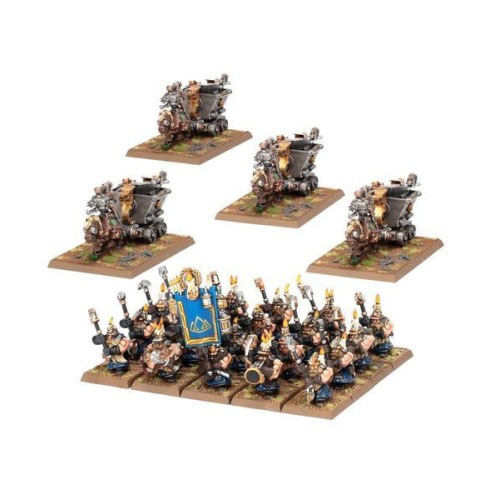 Набор миниатюр THE OLD WORLD: DWARFEN MOUNTAIN HOLDS - DWARF MINERS