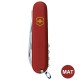 Складаний ніж Victorinox CLIMBER MAT червоний матовий лак з жовт.лого 1.3703.M0008p