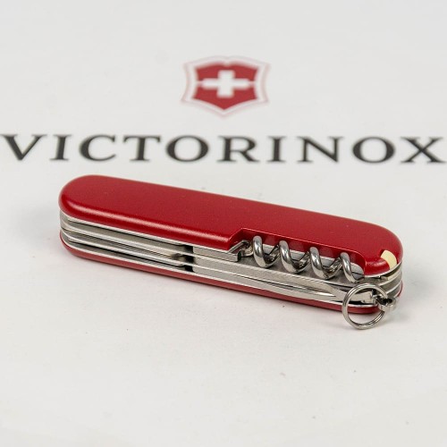 Складаний ніж Victorinox CLIMBER MAT червоний матовий лак з жовт.лого 1.3703.M0008p