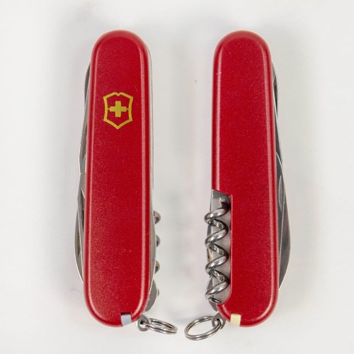 Складаний ніж Victorinox CLIMBER MAT червоний матовий лак з жовт.лого 1.3703.M0008p