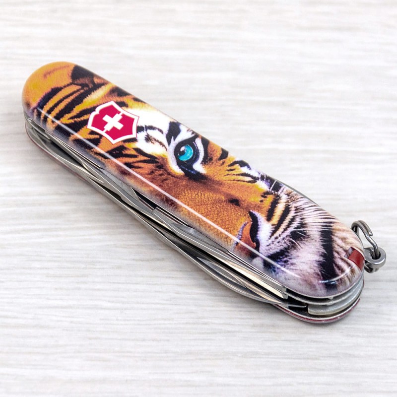 Швейцарский складной нож 91мм Victorinox CLIMBER ANIMAL 1.3703.F1030pw