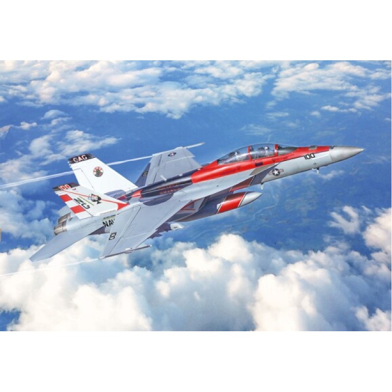 Сборная модель самолета Cборная модель 1:48 Самолет F:A-18F Super Hornet Италери 2823 1:48