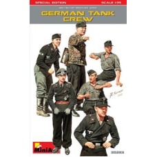 Сборная модель 1:35 Фигуры немецкий танковый экипаж. специальное издание Миниарт 35283