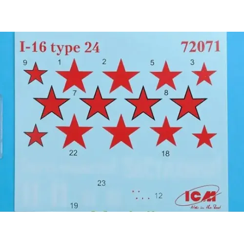 Збірна модель літака І-16 тип 18 1:72