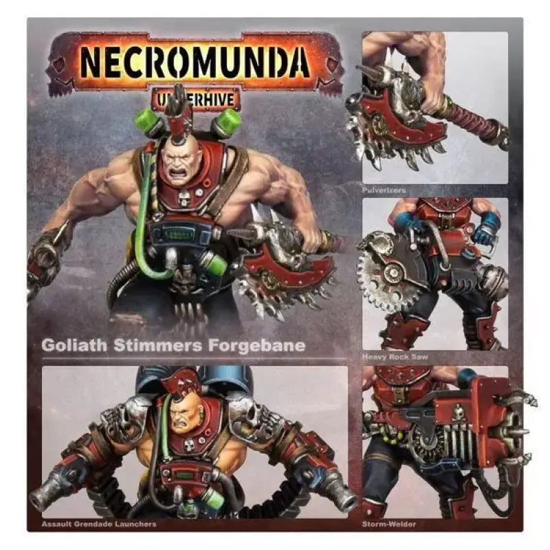 Набір мініатюр WARHAMMER 40000: NECROMUNDA - GOLIATH STIMMERS AND FORGE-BORN
