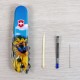 Складаний ніж Victorinox CAMPER UKRAINE Соняшники та метелик 1.3613.7.T3200pw