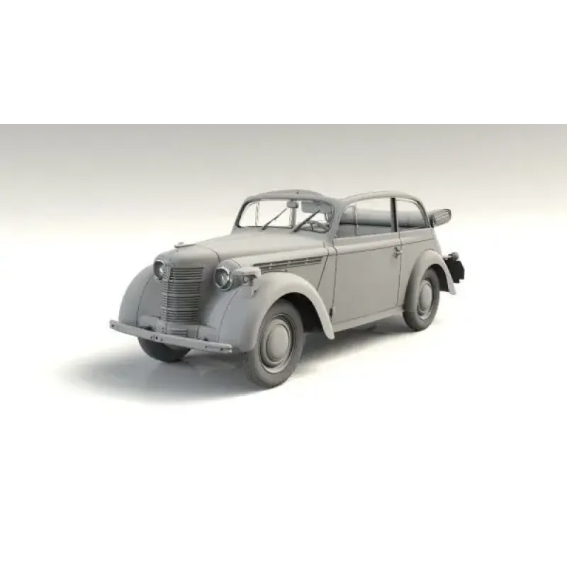 Сборная модель 1:35 Немецкий штабной автомобиль Кадетт K38 Cabriolimousine ICM 35483