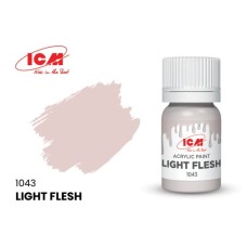 Акриловая краска Light Flesh : Светло-телесный ICM1043