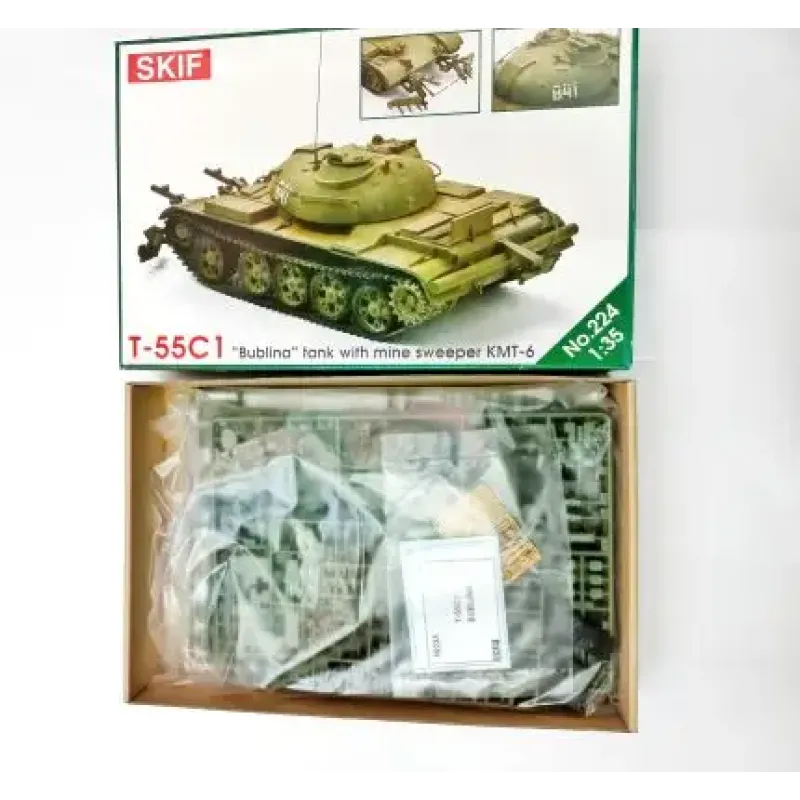 MK224 T-55C1 'Bublina' tank with mine sweeper KMT-6