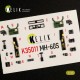 MH-60S Knight Hawk 3D декаль інтер'єр для комплекту Kitty Hawk 1:35 KELIK K35011