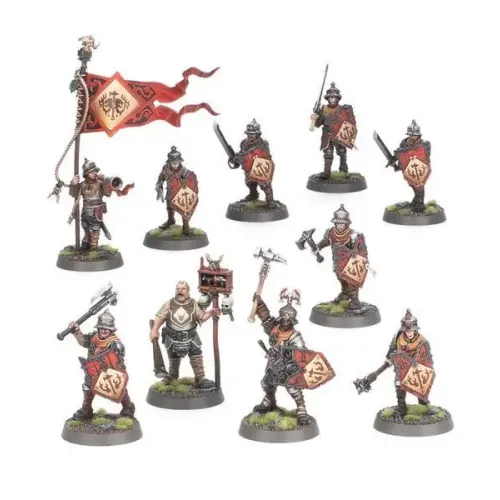 Набор миниатюр AGE OF SIGMAR: CITIES OF SIGMAR - FREEGUILD STEELHELMS