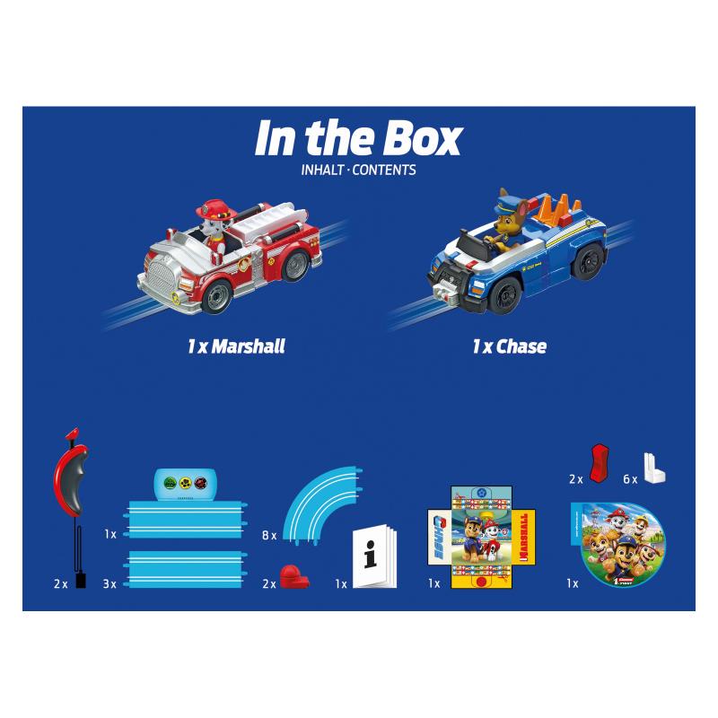 Автотрек Carrera First PAW PATROL - Перегони і порятунок, довжина траси 3.5 м.