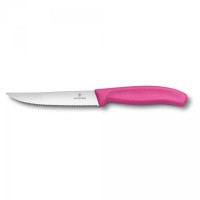 Ніж для стейка та піци Victorinox SWISS CLASSIC  12см хвил рожев 6.7936.12L5