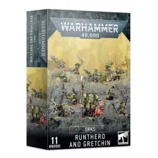 Набір мініатюр WARHAMMER 40000: ORKS - RUNTHERD AND GRETCHIN