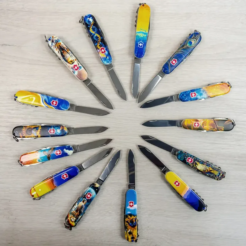 Швейцарский складной нож 91мм Victorinox SPARTAN UKRAINE 1.3603.7.T3100pw