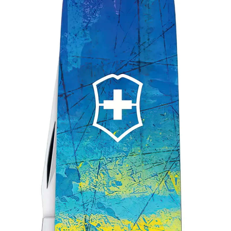 Швейцарский складной нож 91мм Victorinox SPARTAN UKRAINE 1.3603.7.T3100pw