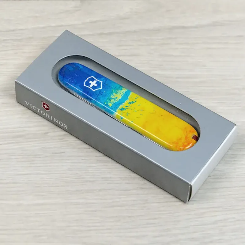 Швейцарский складной нож 91мм Victorinox SPARTAN UKRAINE 1.3603.7.T3100pw