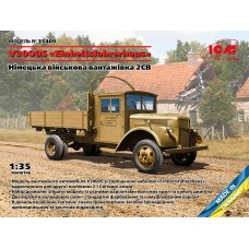  1:35 Німецький військовий автомобіль V3000S ‘Einheitsfahrerhaus’ ICM 35409