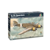 Сборная модель 1:72 Самолет S.79 Sparviero (версия бомбардировщика) Италери 1412
