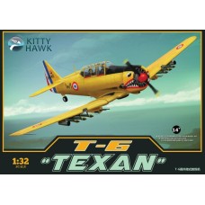Сборная модель 1:32 Учебный самолёт T-6 Texan Harvard II Зими KH32002