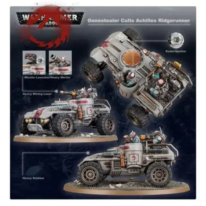 Миниатюра WARHAMMER 40000: GENESTEALER CULTS - ACHILLES RIDGERUNNER