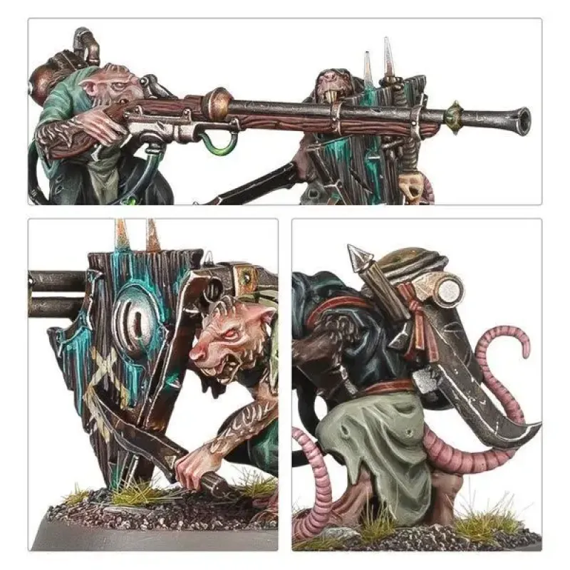 Набор миниатюр AGE OF SIGMAR: SKAVEN: WARPLOCK JEZZAILS