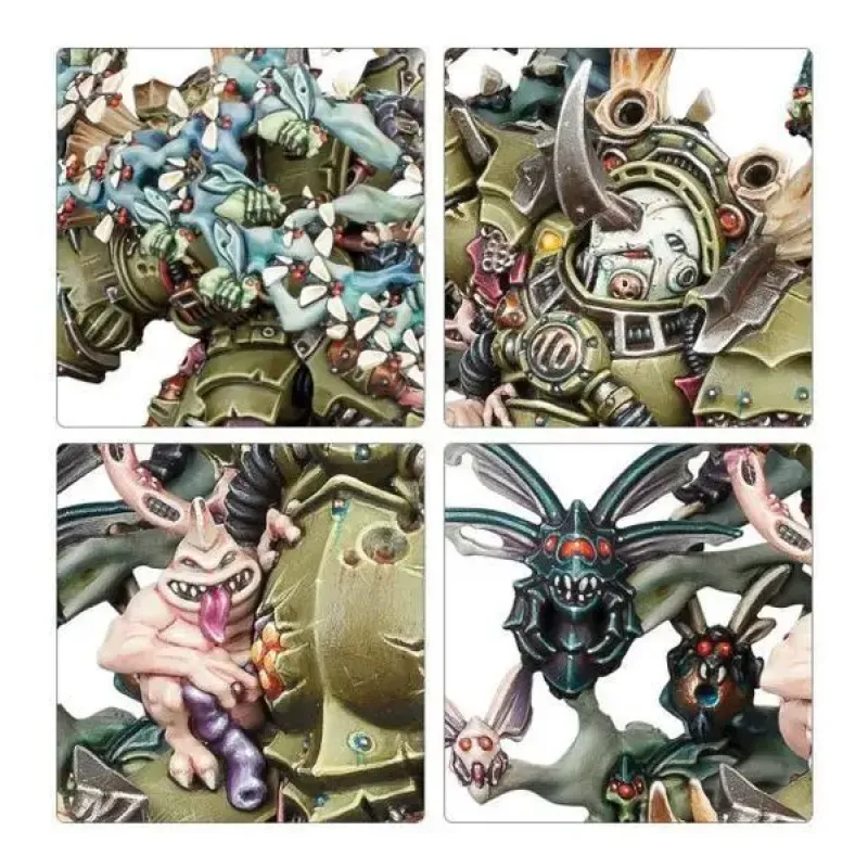 Миниатюра WARHAMMER 40000: DEATH GUARD - TYPHUS HERALD OF THE PLAGUE GOD