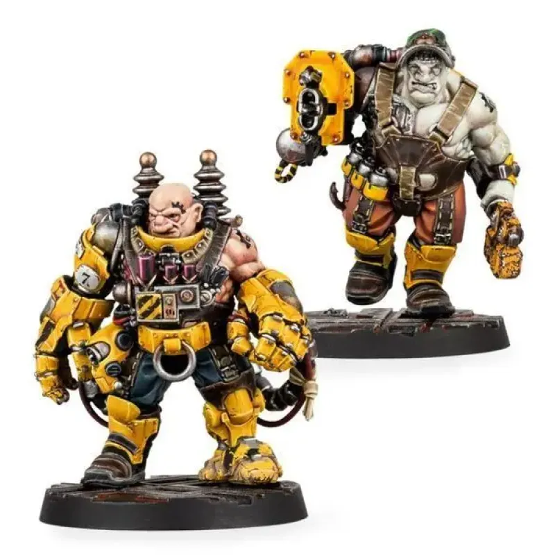 Набор миниатюр NECROMUNDA: JOTUNN H-GRADE INDUSTRIAL SERVITOR OGRYNS