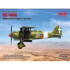 Збірна модель 1:32 Італійський літак CR. 42AS ICM 32023
