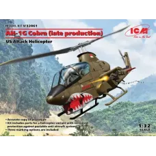 Збірна модель 1:32 Американський вертоліт AH-1G Кобра (пізнє виробництво) ICM 32061