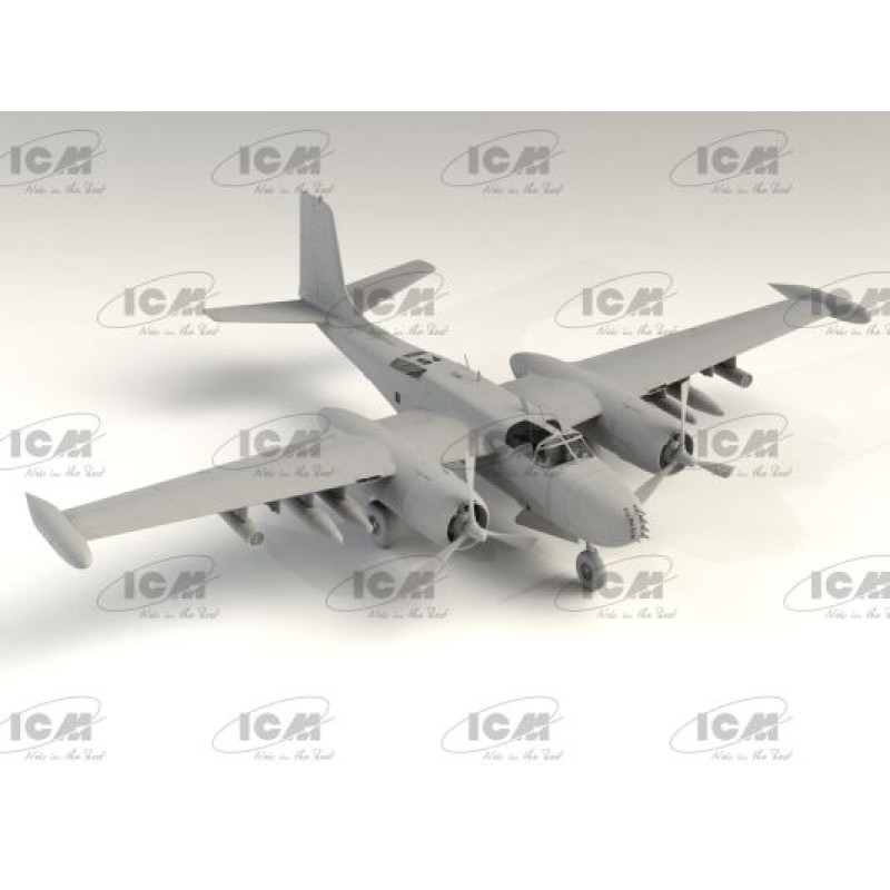 Збірна модель літака Ударний літак США B-26K Counter Invader (ранній) 1:48