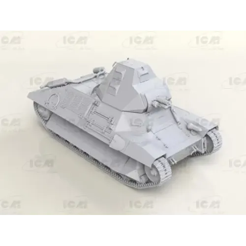 Легкий танк сопровождения FCM 36 с экипажем