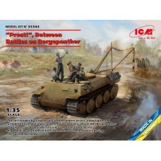 Збірна модель 1:24 БРЕМ з німецькими танкістами “Prost!”, Між боями на Бергепантері ICM 35343