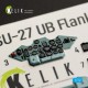 SU-27UB 3D декаль інтер'єр для комплекту Trumpeter 1:72 KELIK K72041