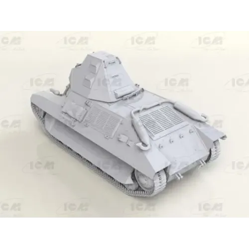 Легкий танк сопровождения FCM 36 с экипажем
