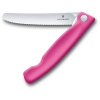 Складаний ніж для пікніка Victorinox SWISS CLASSIC 11см хвил рожев 6.7836.F5B