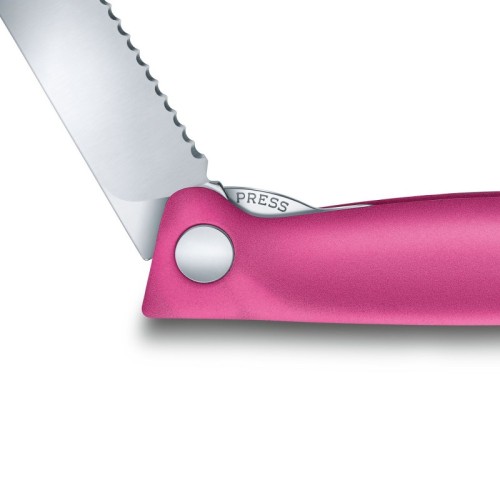 Складаний ніж для пікніка Victorinox SWISS CLASSIC 11см хвил рожев 6.7836.F5B