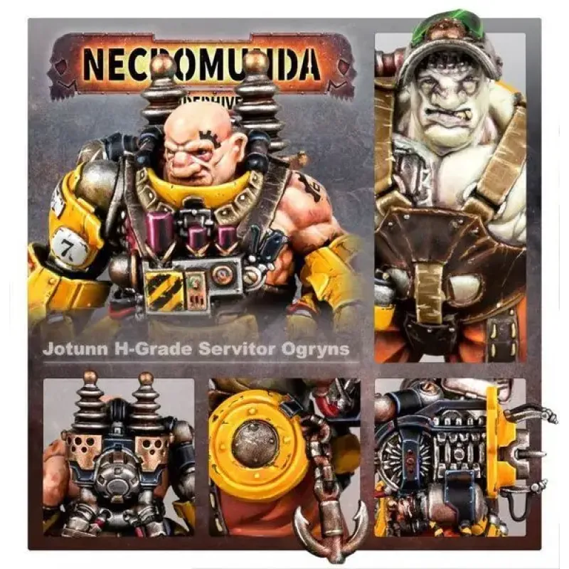 Набор миниатюр NECROMUNDA: JOTUNN H-GRADE INDUSTRIAL SERVITOR OGRYNS