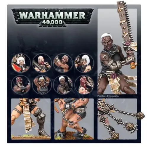 Набір мініатюр WARHAMMER 40000: ADEPTA SORORITAS - REPENTIA SQUAD