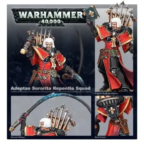 Набір мініатюр WARHAMMER 40000: ADEPTA SORORITAS - REPENTIA SQUAD