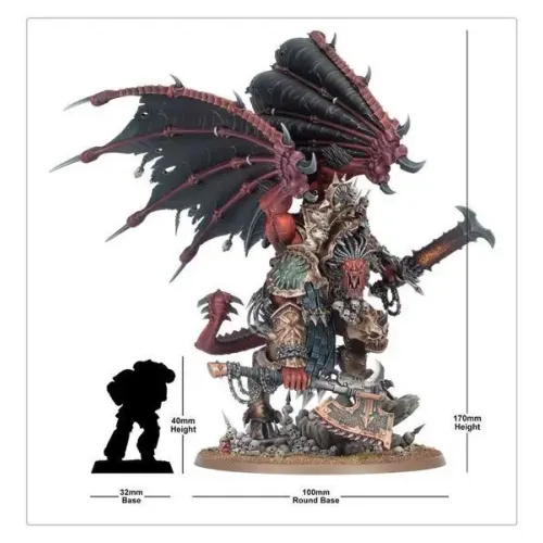 Миниатюра WARHAMMER 40000: WORLD EATERS - ANGRON DAEMON PRIMARCH OF KHORNE