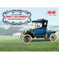 Сборная модель 1:24 Американский пассажирский автомобиль модель T 1913 Родстер ICM 24001