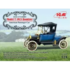 Сборная модель 1:24 Американский пассажирский автомобиль модель T 1913 Родстер ICM 24001